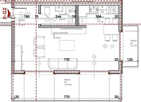 Budva Jednosoban Apartman Na Prodaju Sa Terasom #II-G2 23