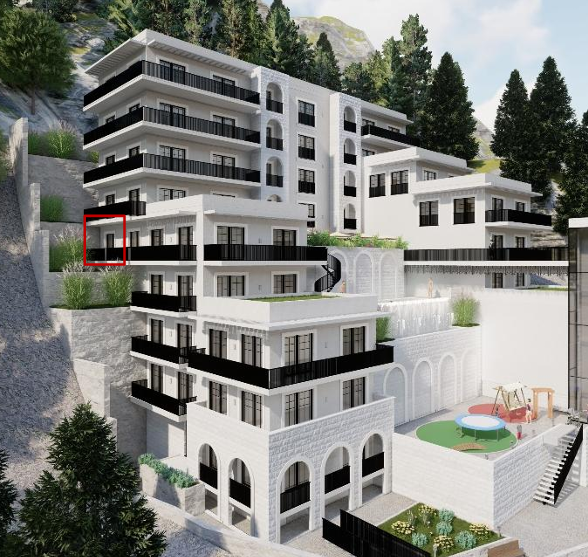 Montenegrina Residence - Apartman sa jednom spavaćom sobom - Terasa sa pogledom na more - #SU5-G2 15