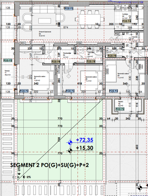 Trosoban Apartman Sa Panoramskim Pogledom Na More #SU6-T1 51