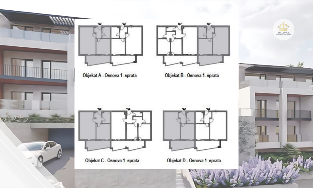 Apartments Kotor Residence - novo VIP Resort - Apartman tipa J-2