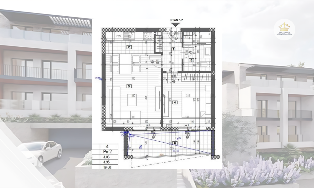 Apartments Kotor Residence - novo VIP Resort - Jednosoban stan #AJ #BJ #CJ #DJ1