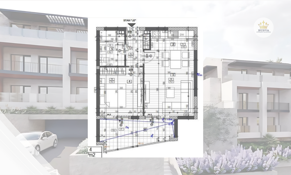 Apartments Kotor Residence - novo VIP Resort - Jednosoban stan #AJ2 #BJ2 #CJ2 #DJ2