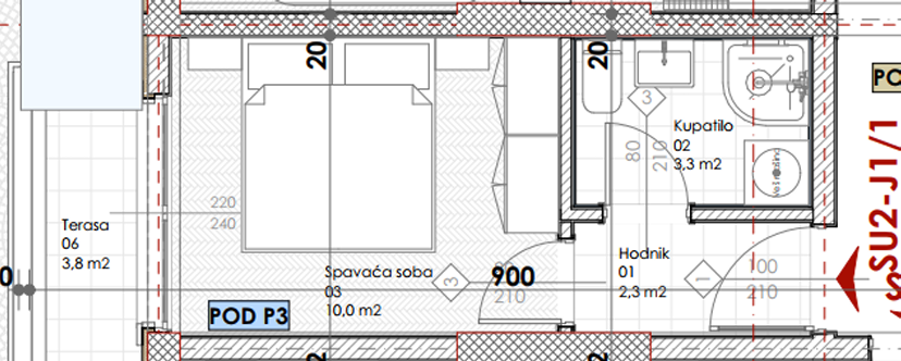 Montenegrina Residence - Studio apartman - Terasa sa pogledom na more - #SU2-J1/1 11