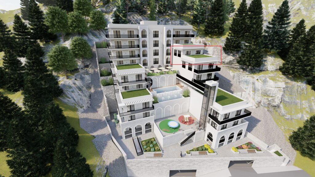 Montenegrina Residence - Apartman sa dve spavaće sobe - Velika zelena terasa sa privatnim bazenom - #PR-JP1 12 Montenegrina Residence - Apartman sa dve spavaće sobe - Velika zelena terasa sa privatnim bazenom - #PR-JP1 11