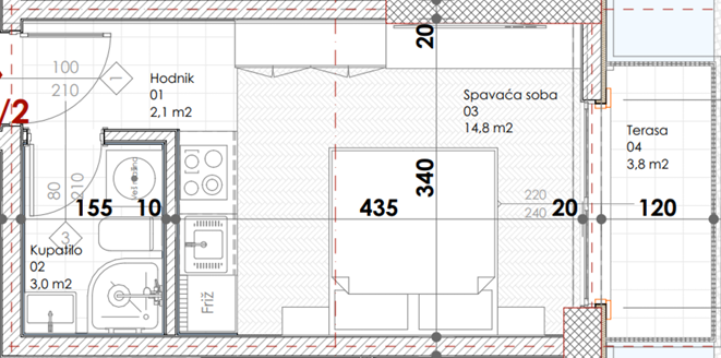 Montenegrina Residence - Studio Apartman Sa Terasom #SU2-JP1/1 27