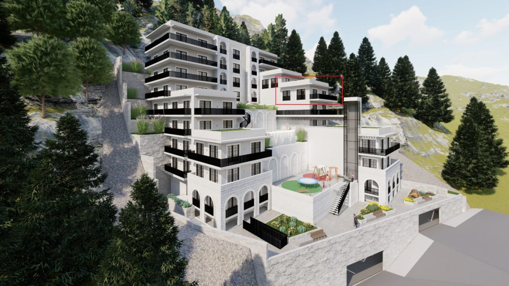 Montenegrina Residence - Dvosoban Apartman, površine 102,46m2 - Panoramski pogled na more #SU6-D1 23