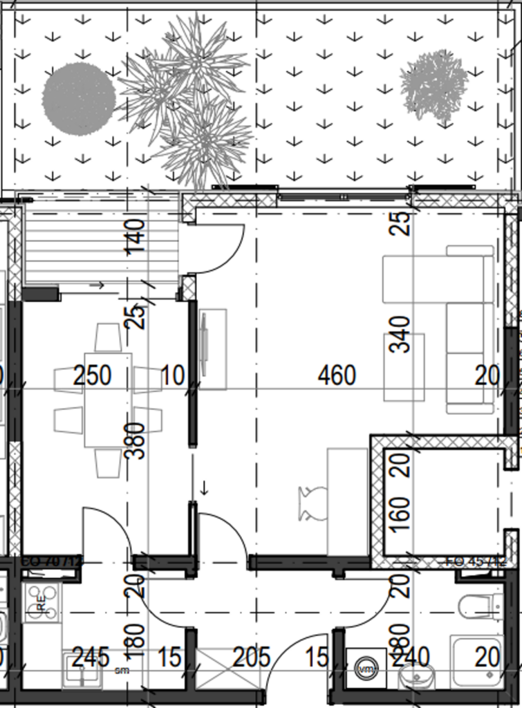 Palazzo Jaz - Jednosoban Apartman Površine 46m²- #B2 7