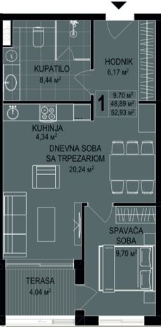 Sea Side Anatolia - Apartman sa jednom spavaćom sobom - Pogled na more - Bečići - #SS14 19