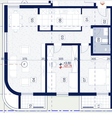 Novi VIP Resort Lastva - Apartman sa dve spavaće sobe - #A101 29