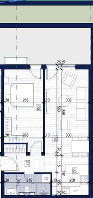 Novi VIP Resort Lastva - Apartman sa jednom spavaćom sobom - Zeleni balkon - #B004 29