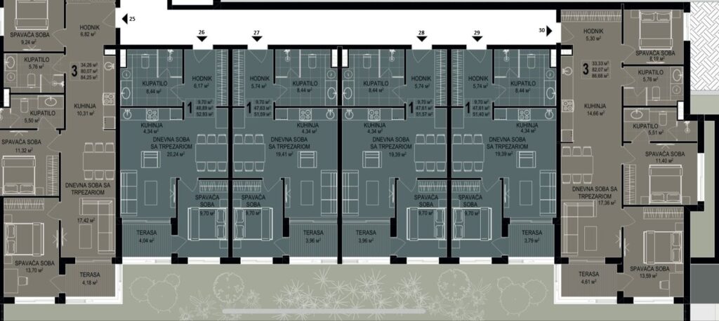 Sea Side Anatolia - Apartman sa jednom spavaćom sobom - Pogled na more - Bečići - #SS28 24 Sea Side Anatolia - Apartman sa jednom spavaćom sobom - Pogled na more - Bečići - #SS28 23