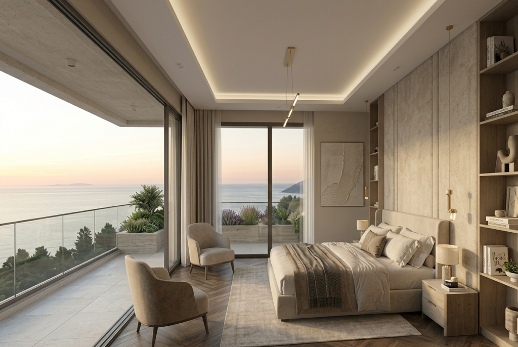 Montenegrina Residence - Apartman sa jednom spavaćom sobom - 39.39m2 - 1. sprat - Centralni pogled - #SU2-J1/2 107