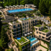 Montenegrina Residence – Studio apartman – 40,15m2 – 3. sprat – Bočni pogled na more – #SU6-O5