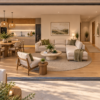 Montenegrina Residence – Apartman sa jednom spavaćom sobom – 123m2 – 5. sprat – Velika zelena terasa sa privatnim bazenom i zonom za odmor – #SU6-J1