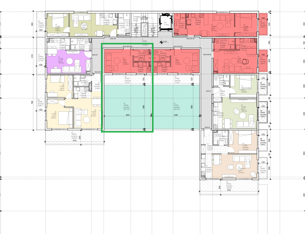 Montenegrina Residence - Studio apartman - 66,11m2 - 4. sprat - Velika zelena terasa sa zonom za odmor - #SU5-OS-03/1 57