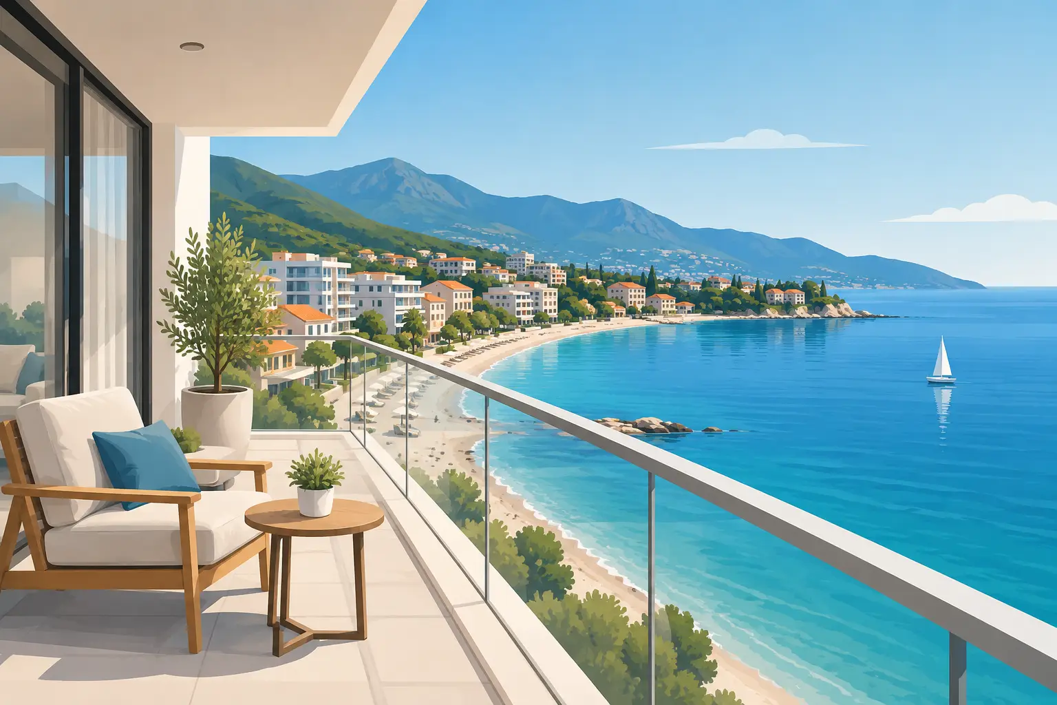 Apartman na prvoj liniji u Rafailovićima