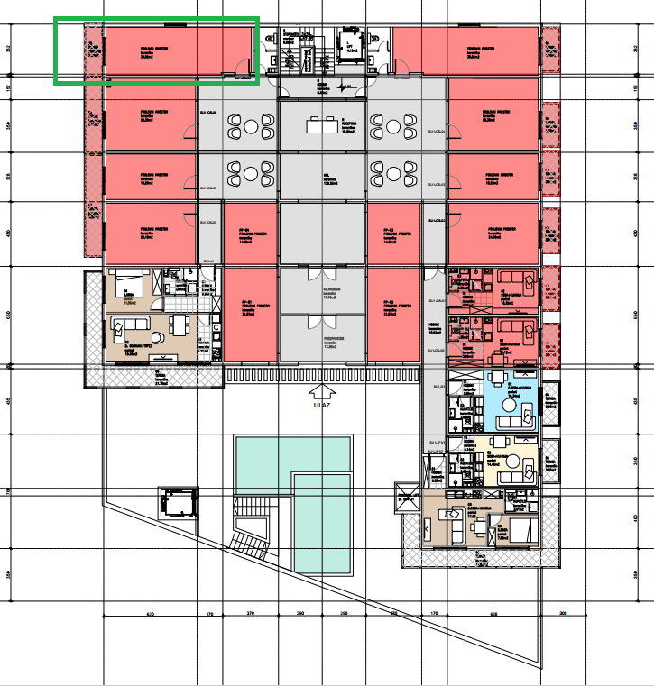 Montenegrina Residence - Poslovni prostor - 34.42m2 - Prizemlje - Bočni pogled na more - #SU1-OS-00 34 Montenegrina Residence - Poslovni prostor - 34.42m2 - Prizemlje - Bočni pogled na more - #SU1-OS-00 33